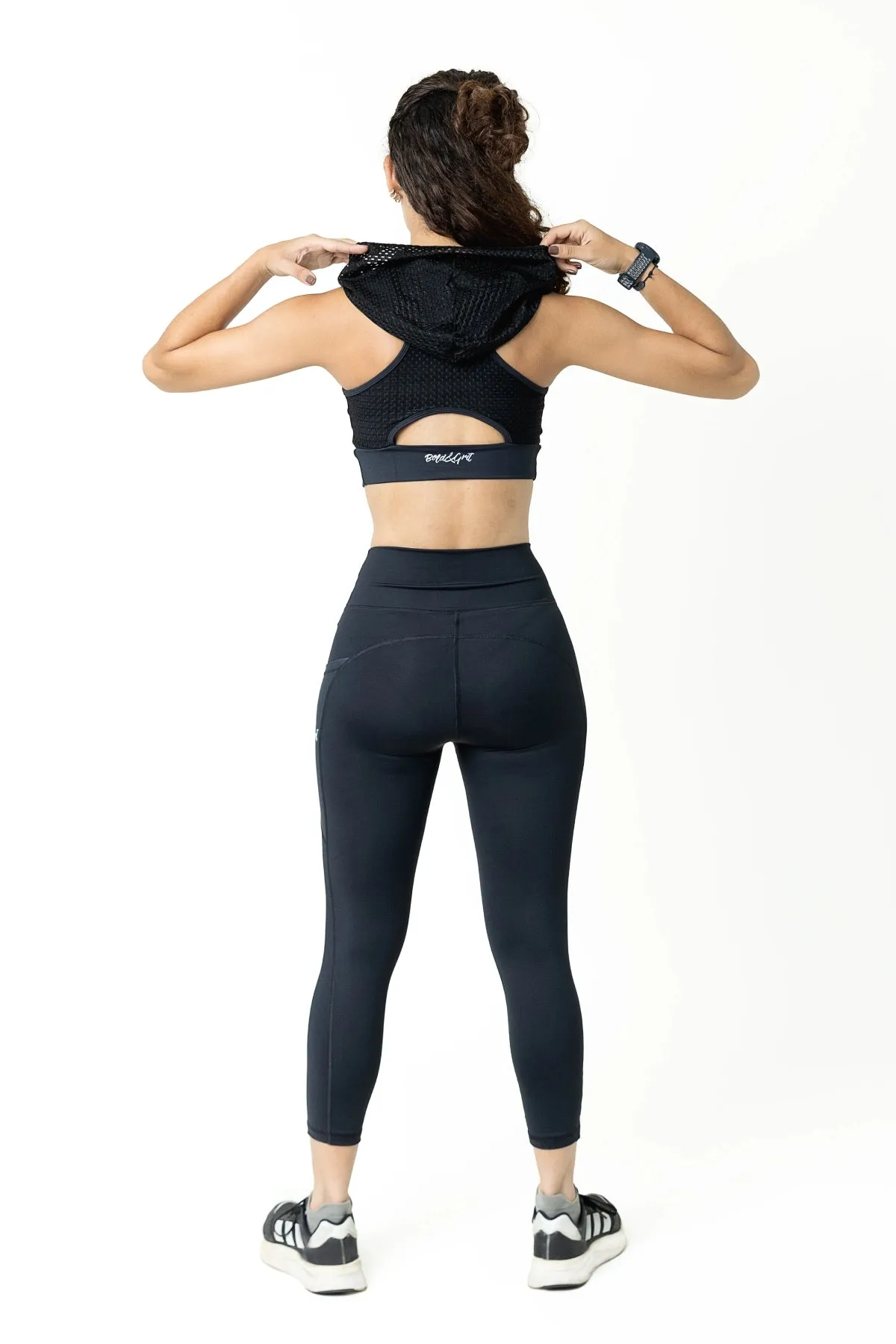 WOMEN’S BELIEVE HOODIE SPORTS BRA