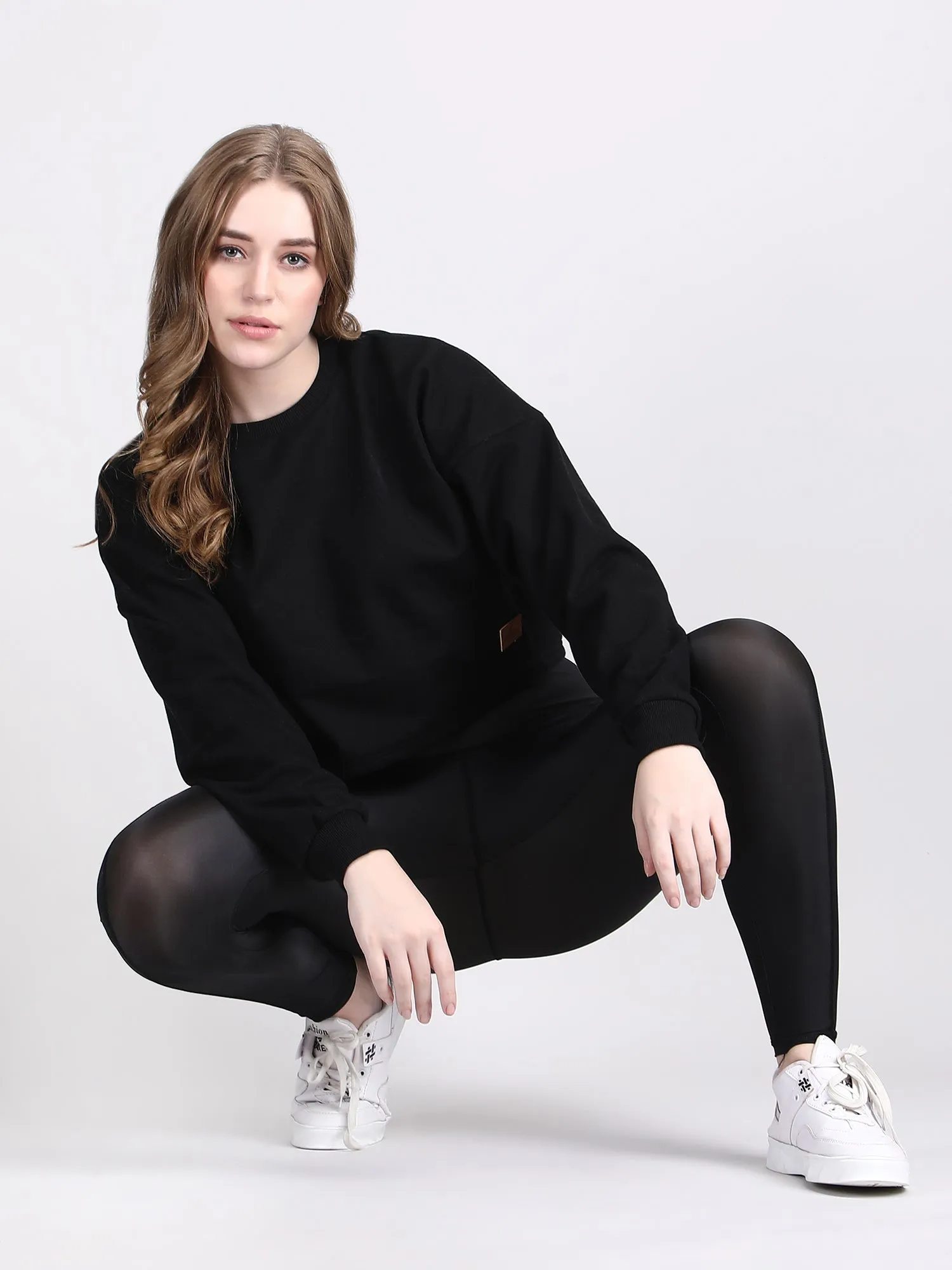 womens crop sweatshirt - Oversized